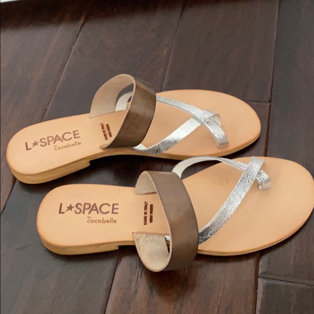 Brand new L space cocobelle iris slides 10/41